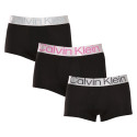 3PACK Vyriški boksininko šortai Calvin Klein juodi (NB3074A-MHQ)