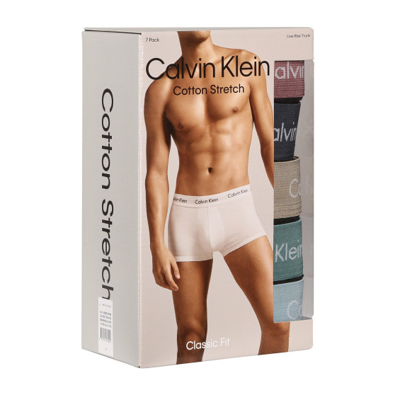 7PACK Vyriški boksininko šortai Calvin Klein juodi (NB3887A-MEW)