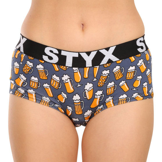 6PACK Moteriškos kelnaitės Styx art su kojine įvairiaspalvės (6IN12697124)