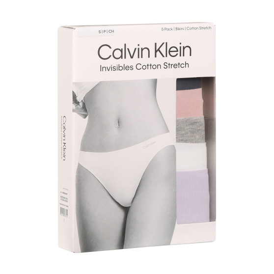 5PACK Moteriškos kelnaitės Calvin Klein multicolour (QD5205E-NOZ)