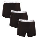 3PACK Vyriški boksininko šortai Calvin Klein juodi (U2662G-001)