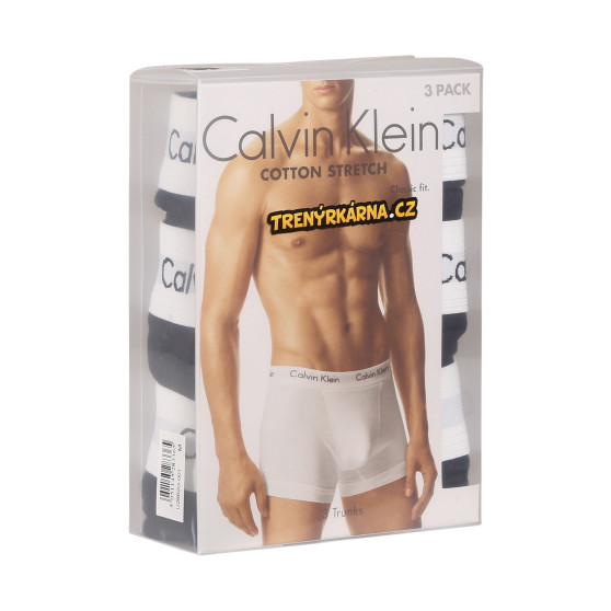 3PACK Vyriški boksininko šortai Calvin Klein juodi (U2662G-001)