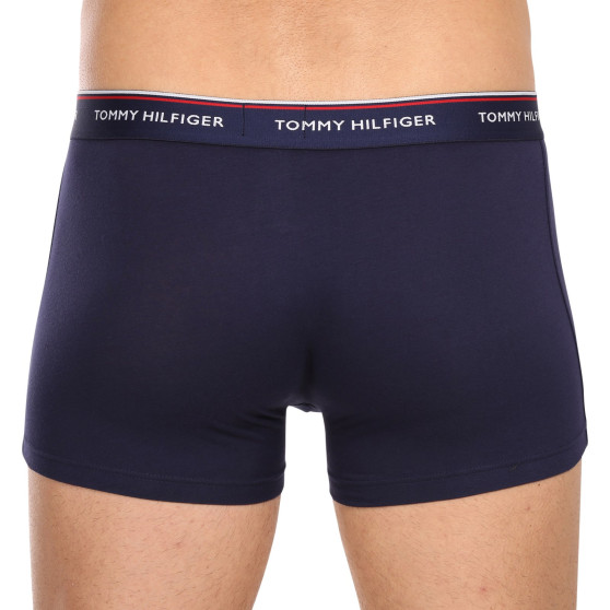 3PACK Vyriški boksininko šortai Tommy Hilfiger tamsiai mėlyni (1U87903842 409)