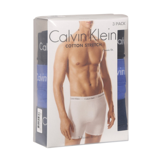 3PACK Vyriški boksininko šortai Calvin Klein daugiaspalviai (NB1770A-4KU)