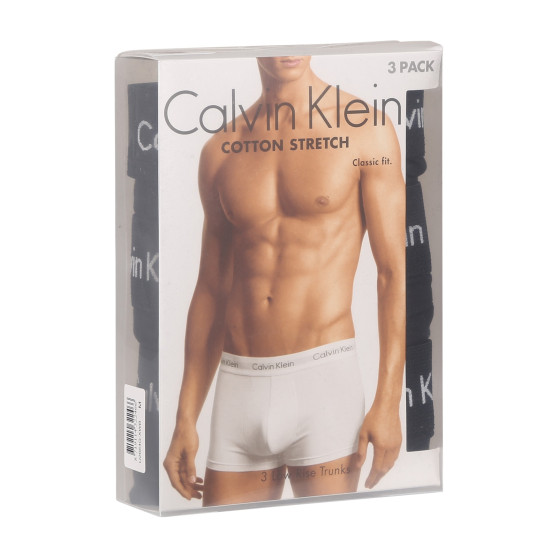 3PACK Vyriški boksininko šortai Calvin Klein juodi (U2664G-XWB)