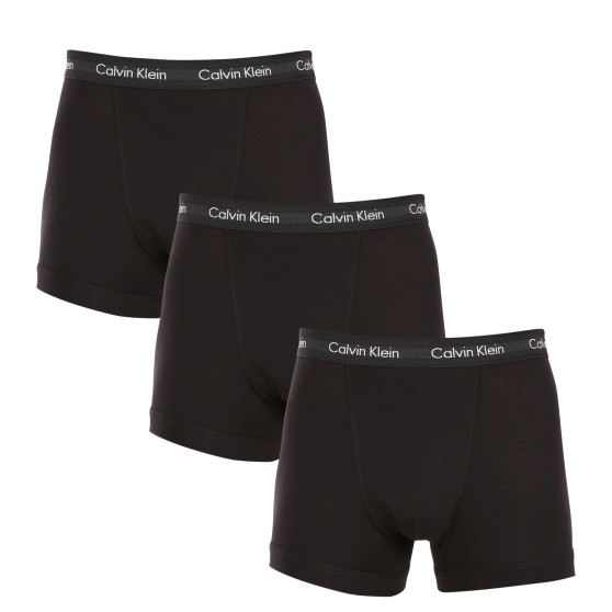 3PACK Vyriški boksininko šortai Calvin Klein juodi (U2662G-XWB)