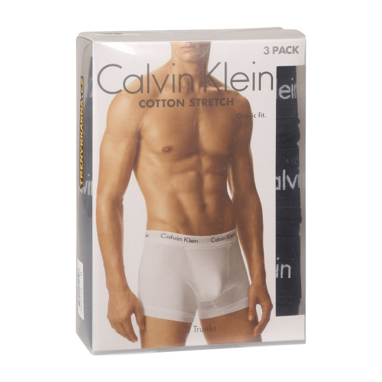 3PACK Vyriški boksininko šortai Calvin Klein juodi (U2662G-XWB)