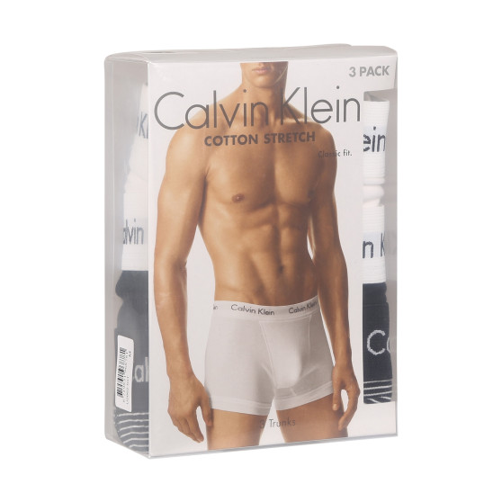 3PACK Vyriški boksininko šortai Calvin Klein daugiaspalviai (U2662G-IOT)