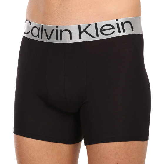 3PACK Vyriški boksininko šortai Calvin Klein juodi (NB3131A-7V1)