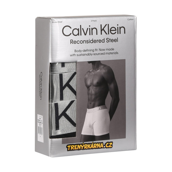 3PACK Vyriški boksininko šortai Calvin Klein juodi (NB3131A-7V1)