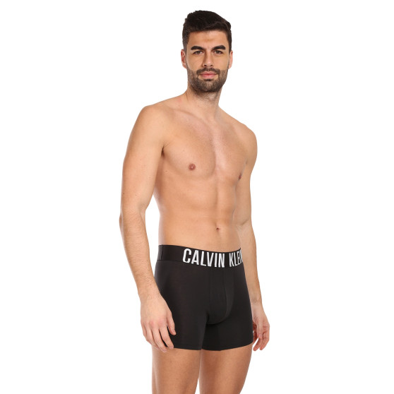 3PACK Vyriški boksininko šortai Calvin Klein juodi (NB3609A-UB1)