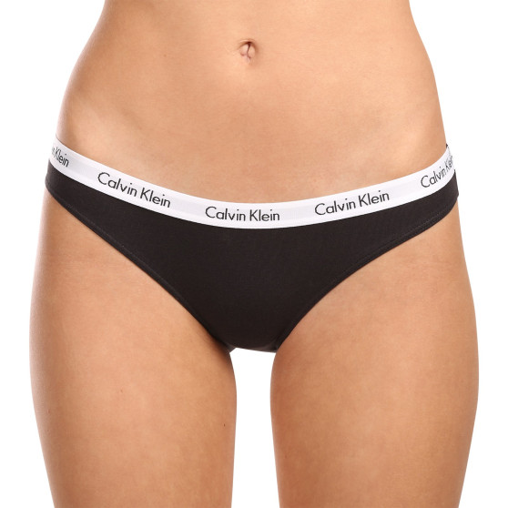 3PACK Moteriškos kelnaitės Calvin Klein juoda (QD3588E-001)