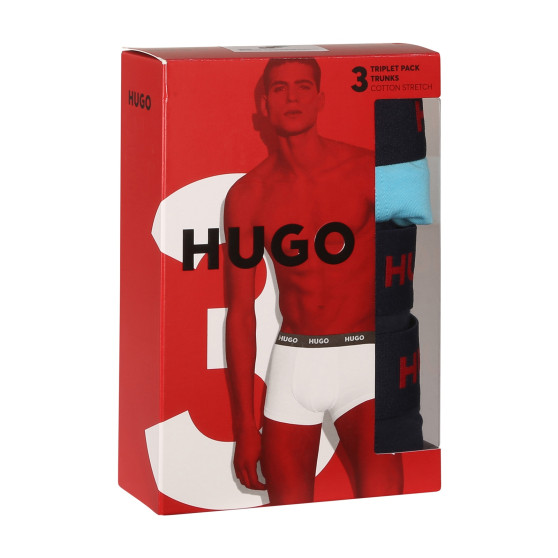 3PACK Vyriški boksininko šortai HUGO daugiaspalviai (50480170 440)