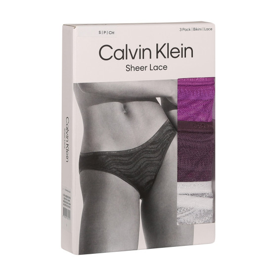 3PACK Moteriškos kelnaitės Calvin Klein multicolour (QD5203E-NOW)