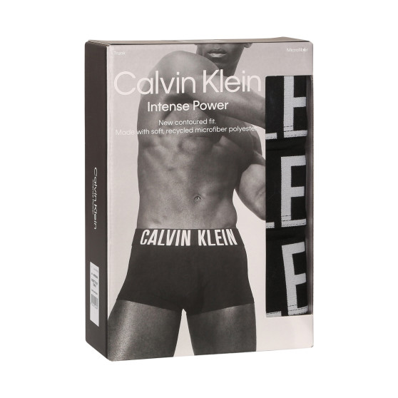 3PACK Vyriški boksininko šortai Calvin Klein juodi (NB3775A-UB1)