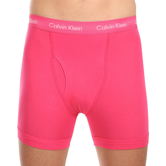 3PACK Vyriški boksininko šortai Calvin Klein daugiaspalviai (NB2616A-NLT)