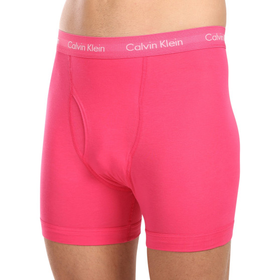 3PACK Vyriški boksininko šortai Calvin Klein daugiaspalviai (NB2616A-NLT)