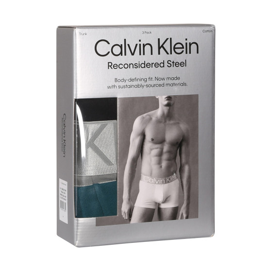 3PACK Vyriški boksininko šortai Calvin Klein daugiaspalviai (NB3130A-NA9)