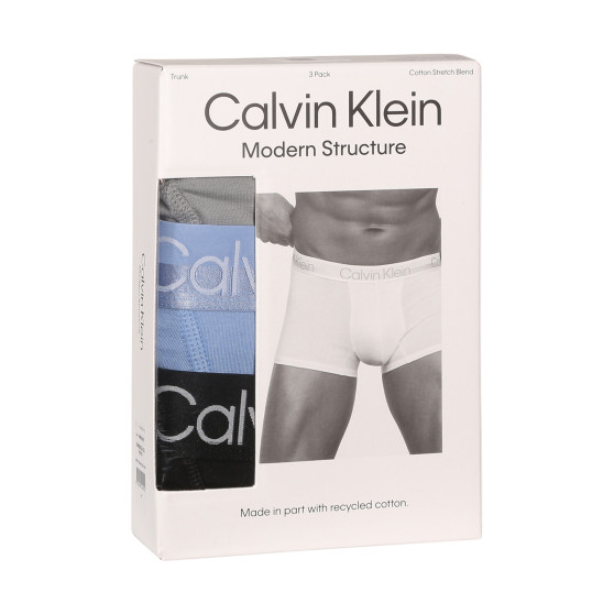 3PACK Vyriški boksininko šortai Calvin Klein daugiaspalviai (NB2970A-MCA)