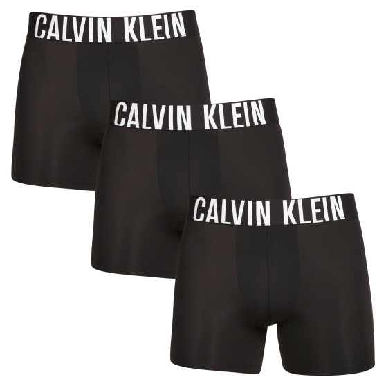 3PACK Vyriški boksininko šortai Calvin Klein juodi (NB3612A-UB1)