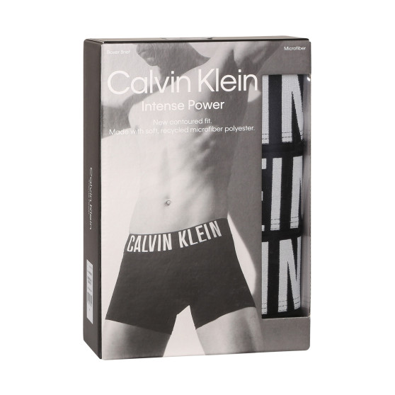 3PACK Vyriški boksininko šortai Calvin Klein juodi (NB3612A-UB1)