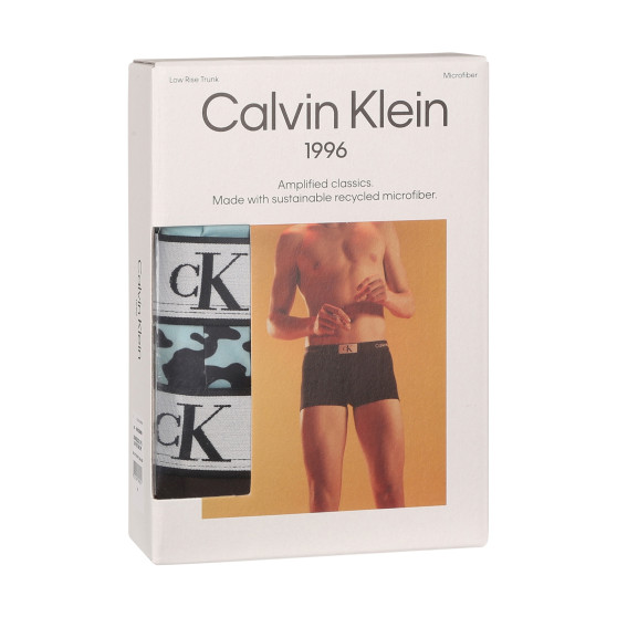 3PACK Vyriški boksininko šortai Calvin Klein daugiaspalviai (NB3532E-OFO)