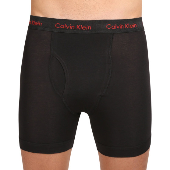 3PACK Vyriški boksininko šortai Calvin Klein juodi (NB2616A-NC1)