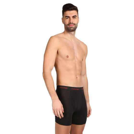 3PACK Vyriški boksininko šortai Calvin Klein juodi (NB2616A-NC1)