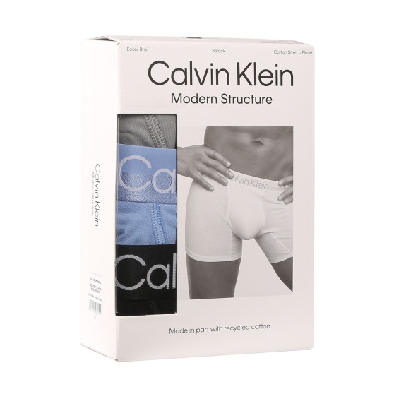 3PACK Vyriški boksininko šortai Calvin Klein daugiaspalviai (NB2971A-MCA)