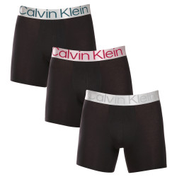 3PACK Vyriški boksininko šortai Calvin Klein juodi (NB3131A-NC4)