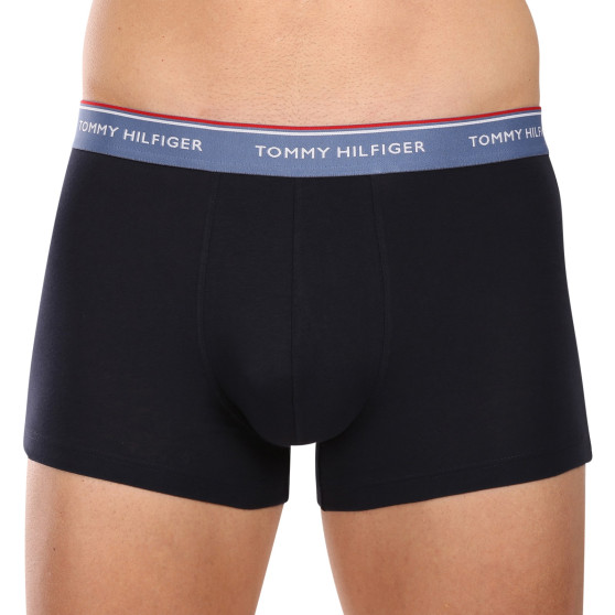 3PACK Vyriški boksininko šortai Tommy Hilfiger tamsiai mėlyni (UM0UM01642 0XX)