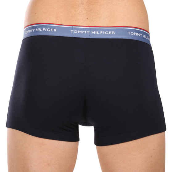 3PACK Vyriški boksininko šortai Tommy Hilfiger tamsiai mėlyni (UM0UM01642 0XX)