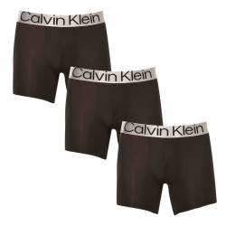 3PACK Vyriški boksininko šortai Calvin Klein juodi (NB3075A-7V1)