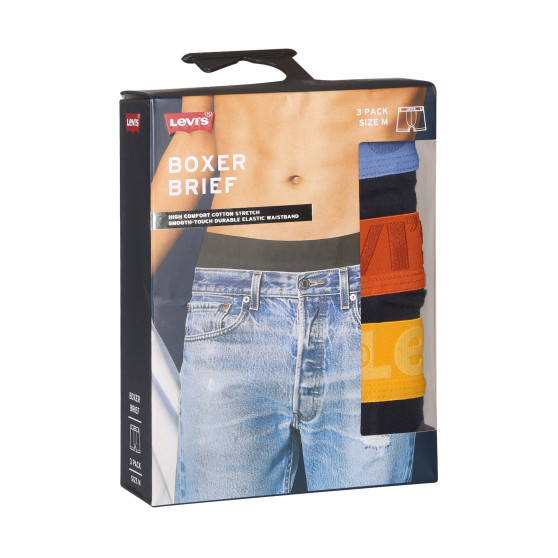 3PACK Vyriški boksininko šortai Levis daugiaspalviai (905045001 024)