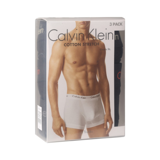 3PACK Vyriški boksininko šortai Calvin Klein juodi (U2662G-MWO)