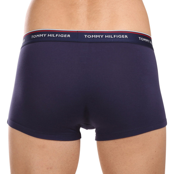 3PACK Vyriški boksininko šortai Tommy Hilfiger tamsiai mėlyni (1U87903841 409)