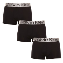 3PACK Vyriški boksininko šortai Calvin Klein juodi (NB3130A-7V1)