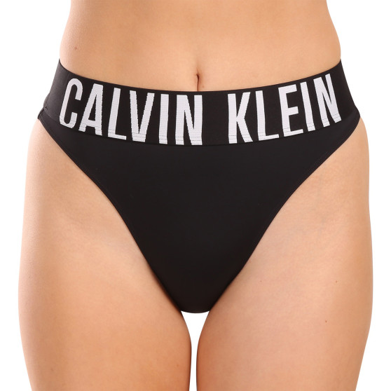 Moteriški stringai Calvin Klein black (QF7639E-UB1)