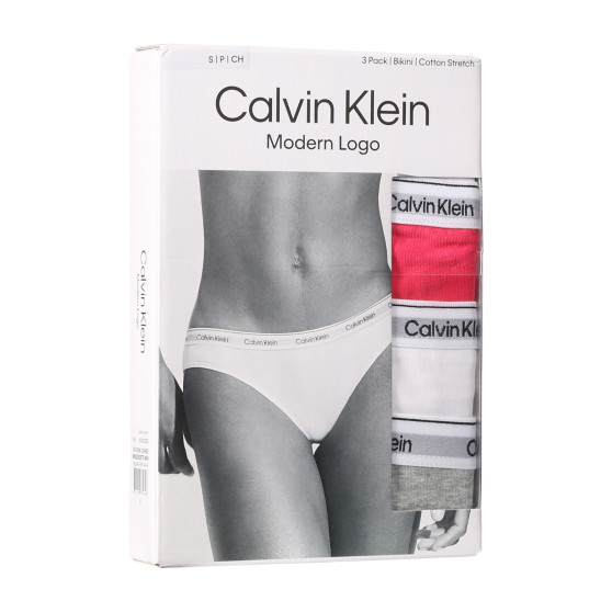 3PACK Moteriškos kelnaitės Calvin Klein multicolour (QD5207E-NP4)