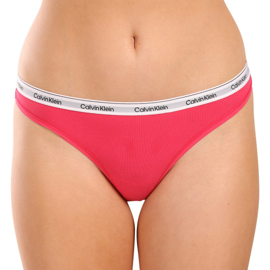 3PACK Moteriški stringai Calvin Klein multicolour (QD5209E-NP4)