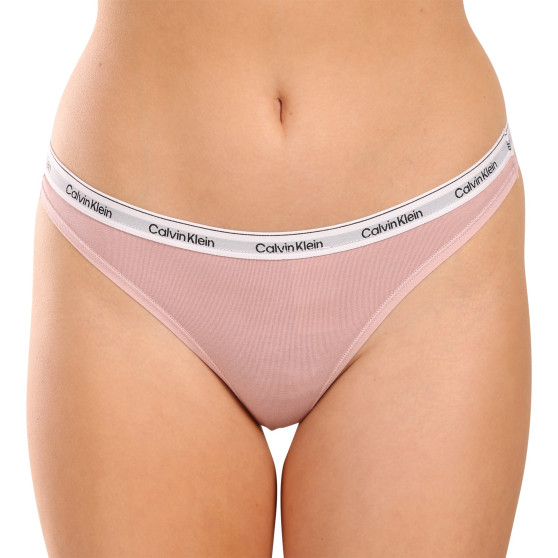 3PACK Moteriški stringai Calvin Klein multicolour (QD5209E-NP6)