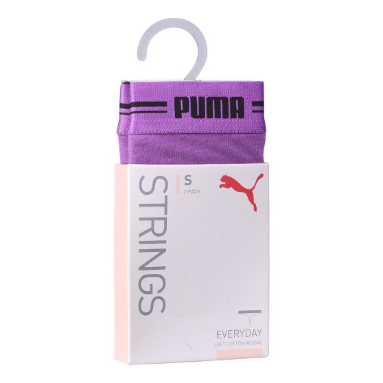 2PACK Moteriškos tamprės Puma violetinės spalvos (603034001 020)