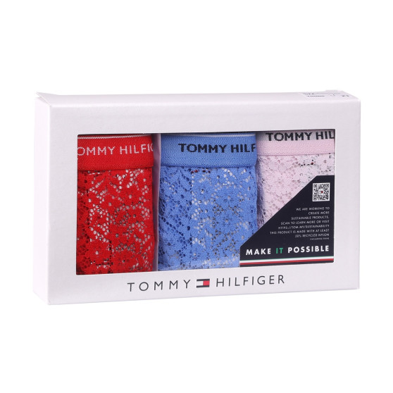 3PACK Moteriški stringai Tommy Hilfiger multicolour (UW0UW04896 0WR)