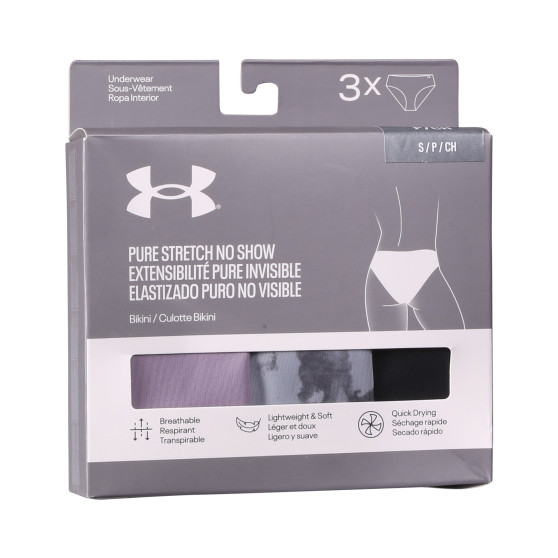 3PACK Moteriškos kelnaitės Under Armour multicolour (1383898 035)