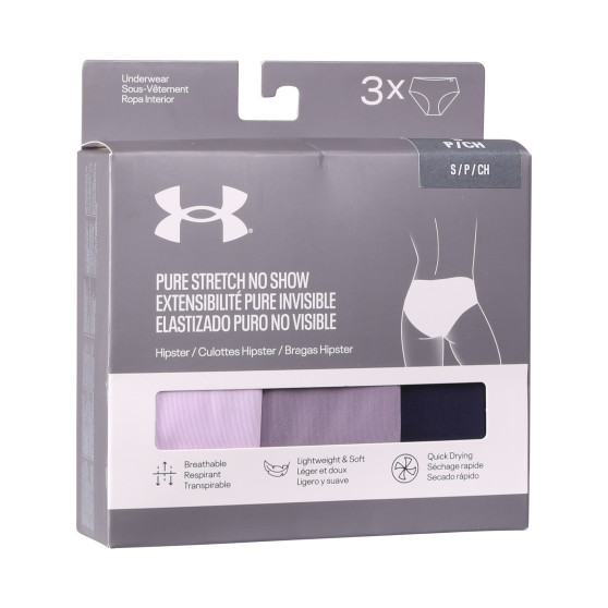 3PACK Moteriškos kelnaitės Under Armour multicolour (1383895 543)