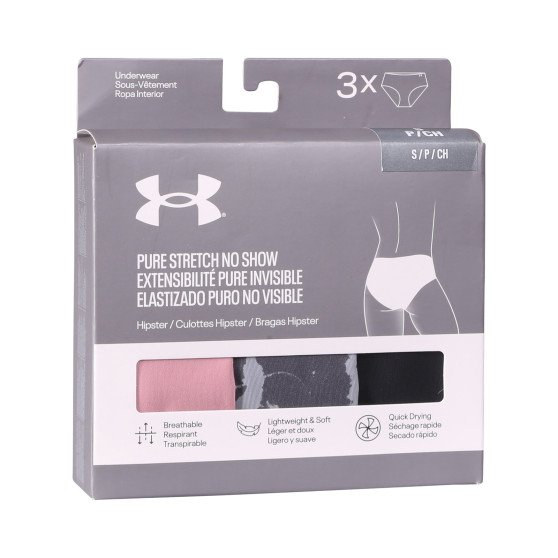 3PACK Moteriškos kelnaitės Under Armour multicolour (1383896 035)