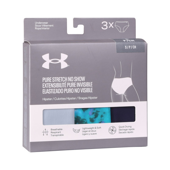 3PACK Moteriškos kelnaitės Under Armour multicolour (1383896 100)