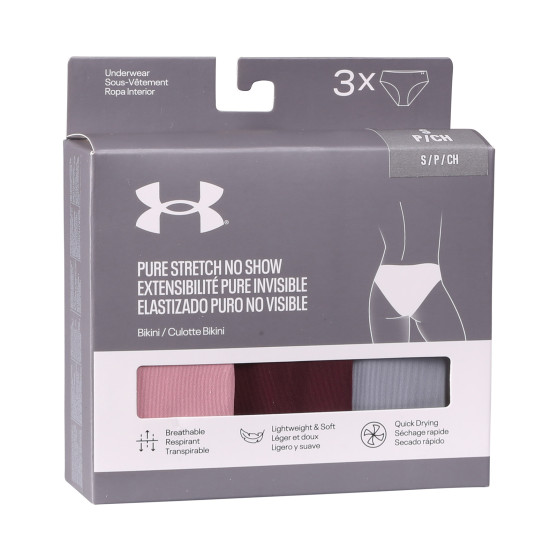 3PACK Moteriškos kelnaitės Under Armour multicolour (1383897 697)