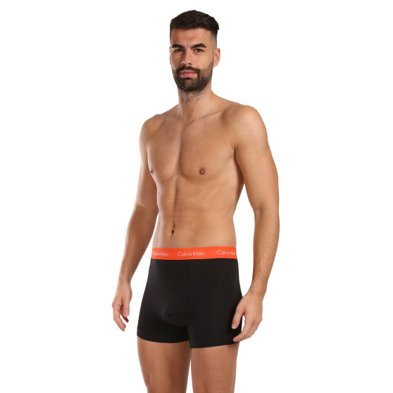 3PACK Vyriški boksininko šortai Calvin Klein juodi (U2662G-MWR)