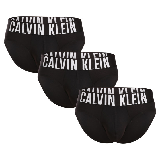 3PACK Vyriškos kelnaitės Calvin Klein juodos (NB3607A-UB1)